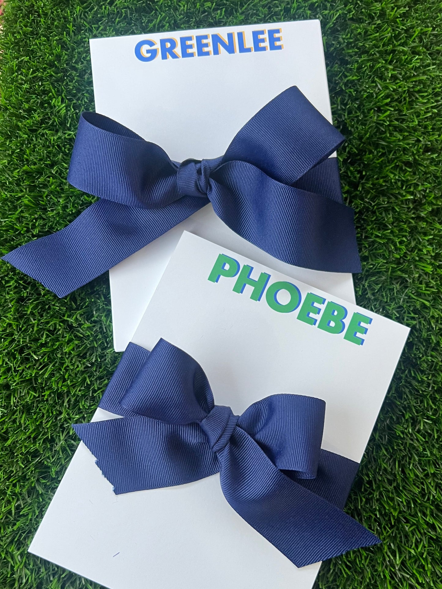 Monogrammed 2 color notepad