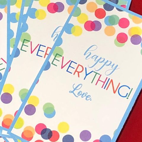 Happy everything gift tags
